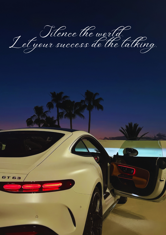 Silence The world. Let Your Succes Do The Talking.